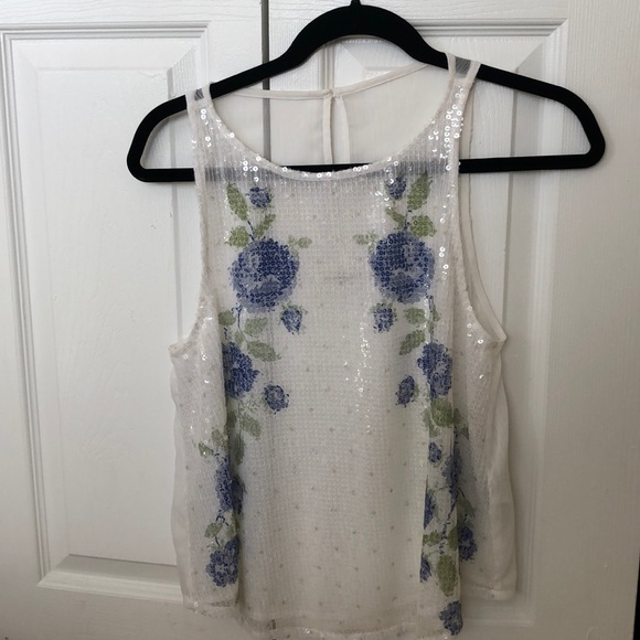 sequin rose top from abercrombie - Picture 1 of 2